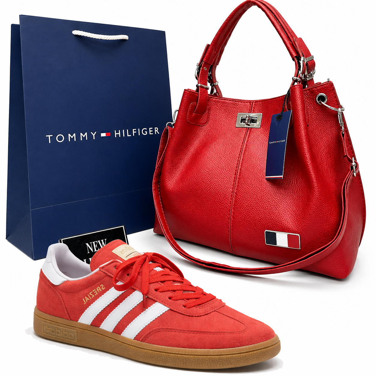 Tommy Hilfiger Çanta Adidas Spezial ANGORA TEK-KRMZ-10220