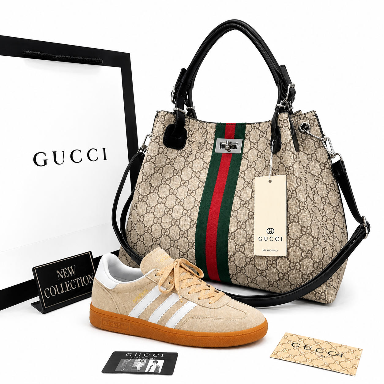 Gucci Çanta Adidas Spezial Angora-KRM-31027