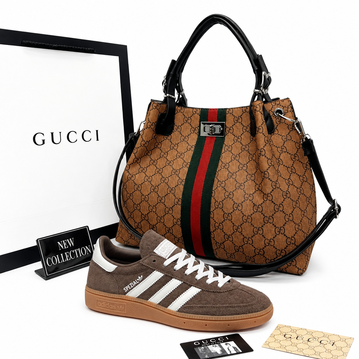 Gucci Çanta Adidas Spezial Angora-KHV-31029